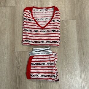 Victoria’s Secret Christmas Pajama Set